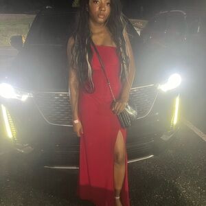 David’s Bridal Beautiful red dress